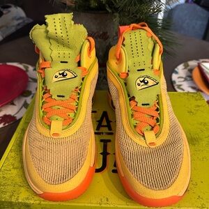 Nike Air Jordan’s in Vibrant Orange and Yellow